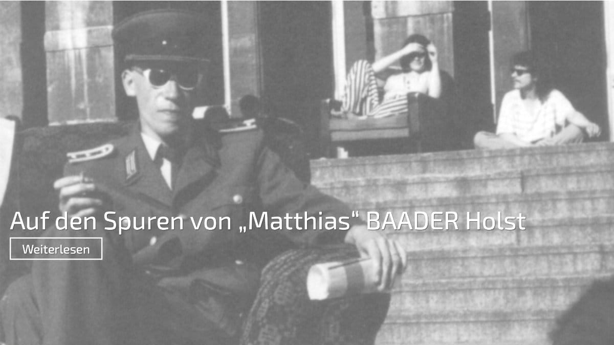 Screenshot von: Kein Reich komme — auf den Spuren von Matthias Baader Holst