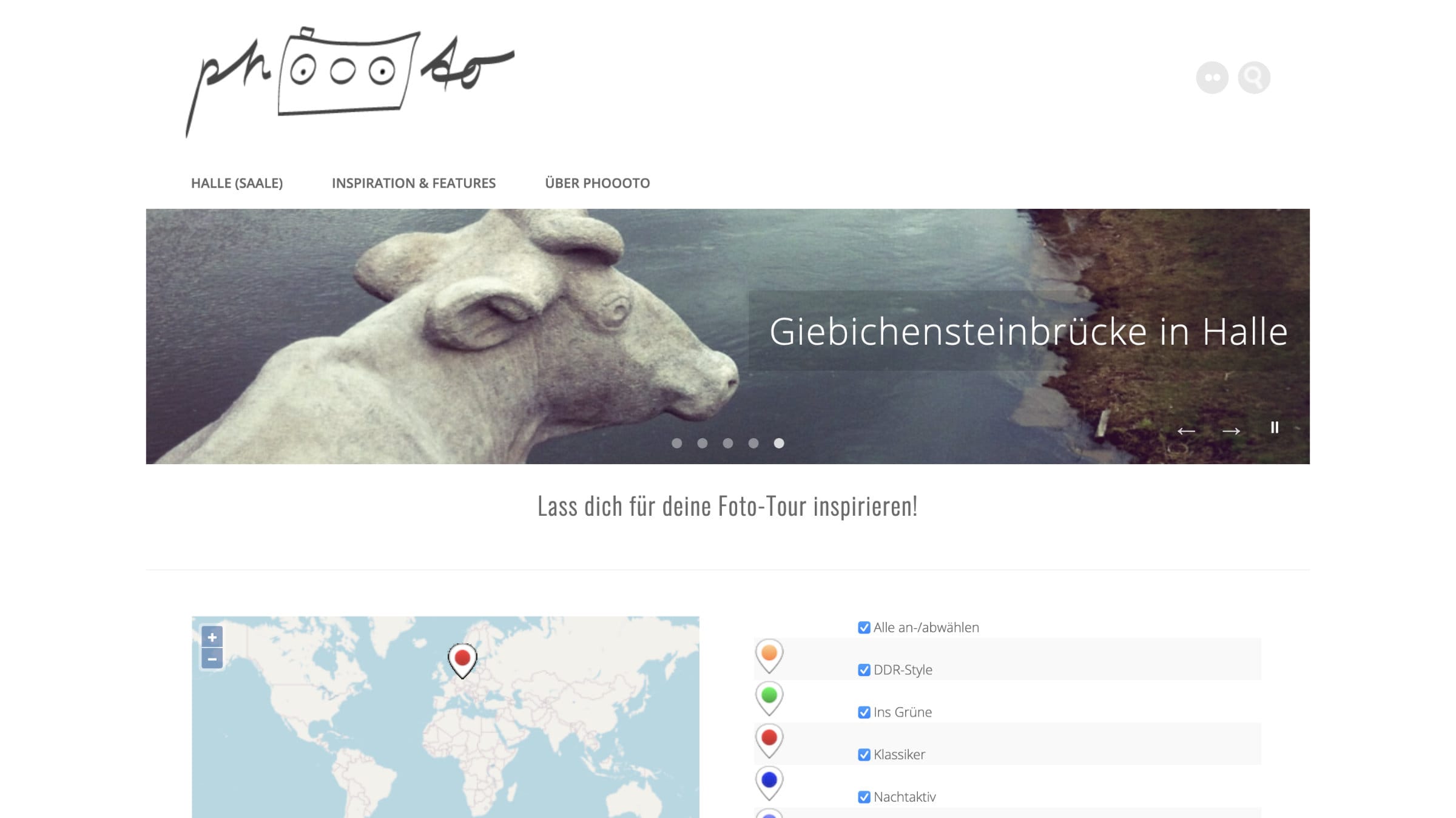 Screenshot von phoooto.net