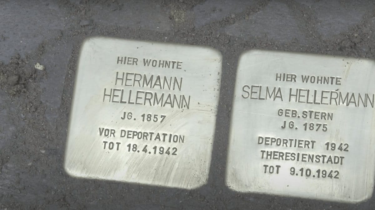 Screenshot von: Von Stolperstein zu Stolperstein